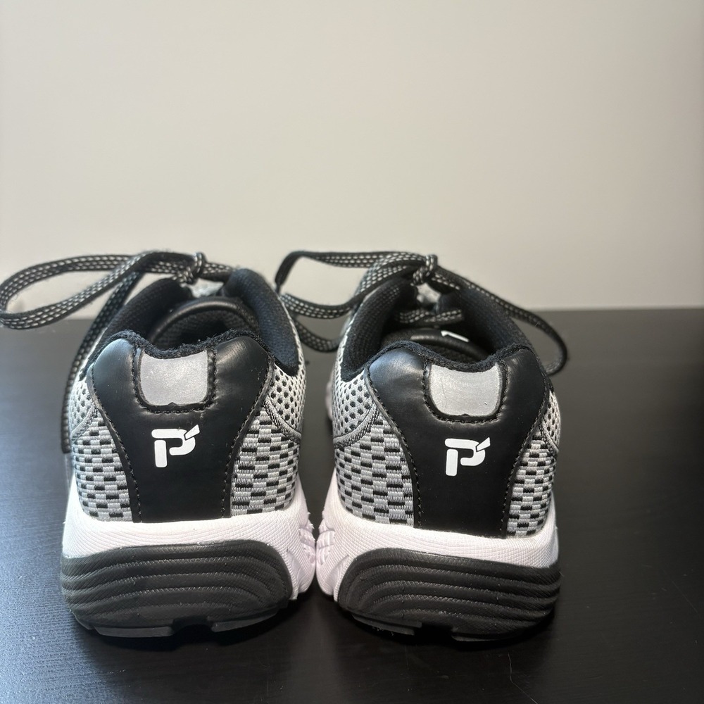 Propet One Women's Orthotic Diabetic Shoe Sneaker Size 8 Wide D Black And White - Picture 4 of 5